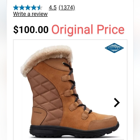 NIB Columbia Ice Maiden II Size 9 Graphite - Picture 5 of 11